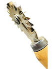 Krótkie koło Embedder ula narzędzia drewniana rączka duże koło zębate Embedder narzędzia pszczelarskie