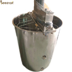 4-ramkowy elektryczny ekstraktor miodu ze stali nierdzewnej ze stojakami i bramą do miodu