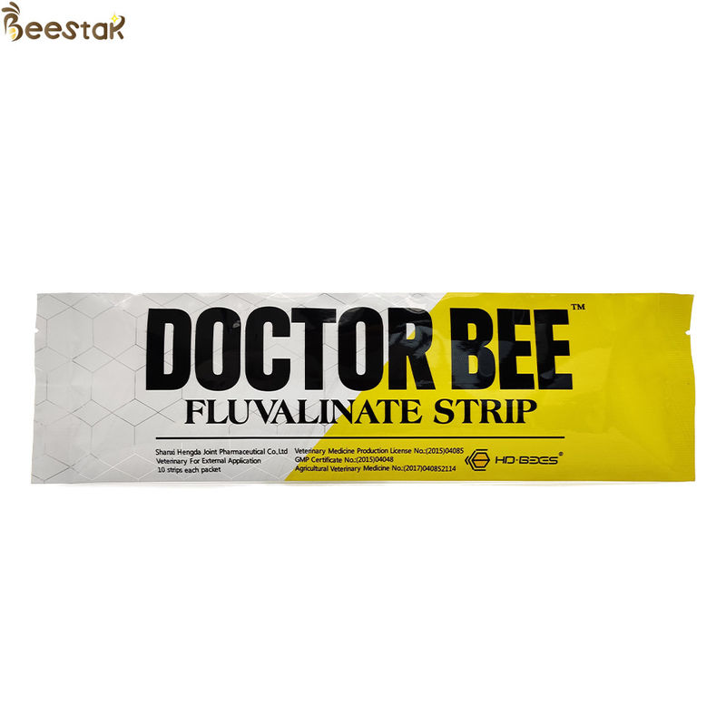 Doctor Bee (10 pasków) Lek pszczeli przeciwko roztoczowi Varroa Fluvalinate Strip