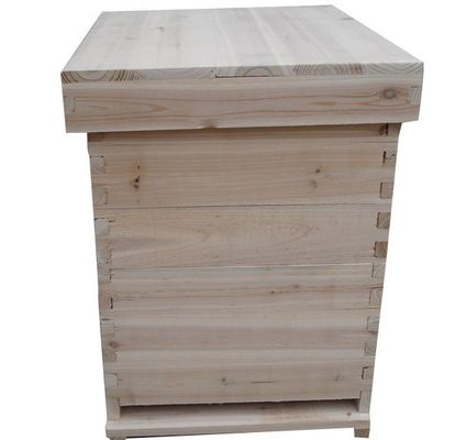 Wysokiej jakości chiński ula z drewna jodłowego Łatwy w montażu naturalny materiał Dadant Beehive