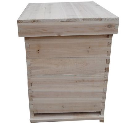 kupować Wysokiej jakości chiński ula z drewna jodłowego Łatwy w montażu naturalny materiał Dadant Beehive produkcja online