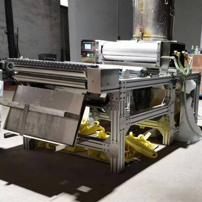 kupować W pełni automatyczna 3-częściowa maszyna do wosku pszczelego do arkuszy węzy o regulowanym rozmiarze w pszczelarstwie produkcja online