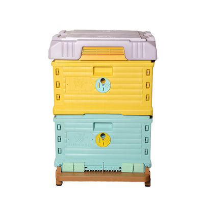 kupować Food Grade Plastic Thermo Beehive 10 ramek z pułapką na pyłki Dwuwarstwowy ul pszczeli produkcja online