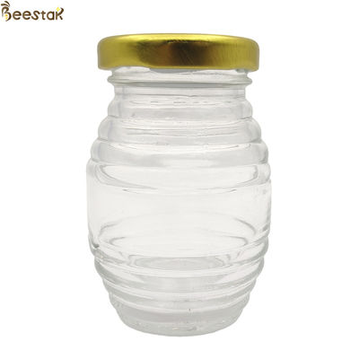 kupować Hurtownia przezroczystych 150 ml 250 ml 500 ml pustych plastikowych słoików z miodem typu E produkcja online