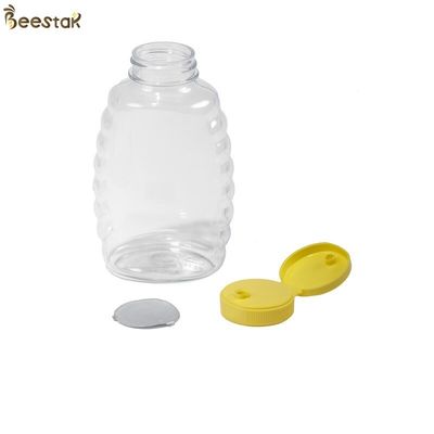 kupować Wysokiej jakości plastikowe butelki miodu o pojemności 360 ml Masowe przezroczyste plastikowe pojemniki na miód produkcja online