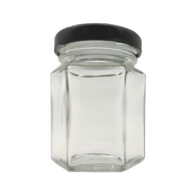 kupować 180ml 280ml 380ml 500ml 730ml Puste butelki na miód Przezroczysty szklany słoik na miód produkcja online