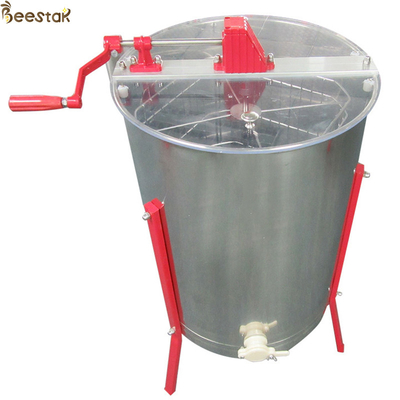 kupować Stojaki metalowe SS Honey Extractor Ręczna maszyna do przetwarzania miodu 4 ramki produkcja online