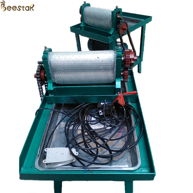 Elektryczna maszyna do podkładania grzebienia Maszyna do wosku pszczelego Stop aluminium Wysoka jakość