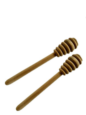 Wood Honey Muddler Spoon Honey Splash Bar Natural Wooden Honey Stir Bar