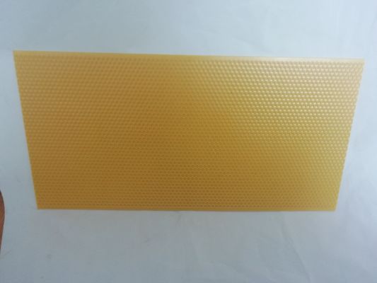Plastikowe arkusze fundamentowe z żółtego wosku pszczelego 5,4 mm