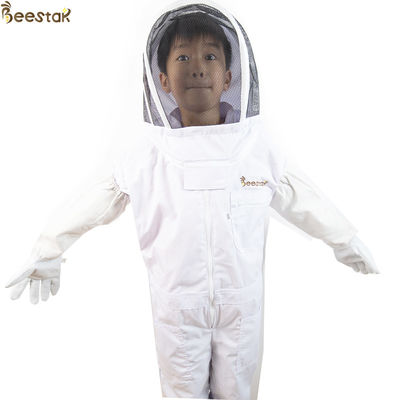 Kombinezon ochronny dla pszczół Terylene Honey Bee Odzież ochronna dla dzieci z okrągłym welonem