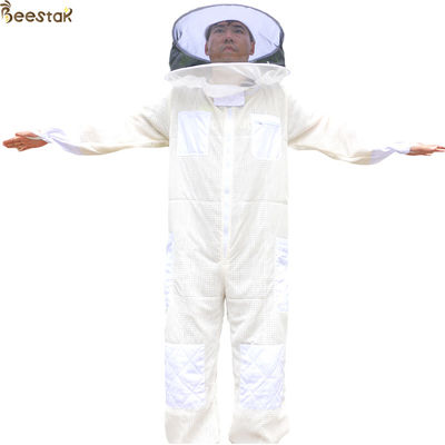 Okrągły welon Wentylowany strój pszczelarski Kurtka Bee Keeper Cotton Suit