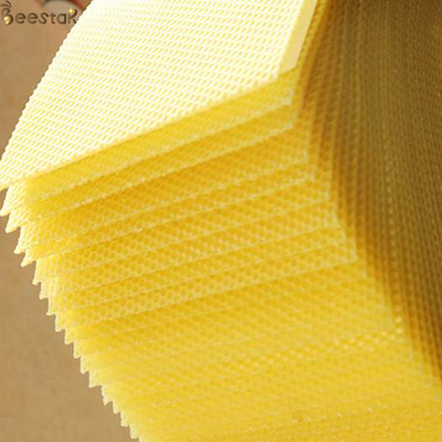 Food Grade B Bees Wosk Arkusze o strukturze plastra miodu Arkusz z wosku pszczelego Naturalny